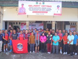 *Gowes Kamtibmas Jilid 9 Sambangi Desa Tanjung, Polres Lombok Utara Salurkan Bansos dan Gelar Bakti Kesehatan*