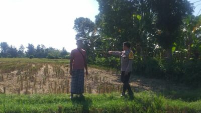 Bhabinkamtibmas Kuripan Edukasi Warga Soal Pertanian Pekarangan