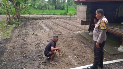 Ketahanan Pangan Jadi Prioritas, Polsek Kuripan Aktif di Tengah Warga