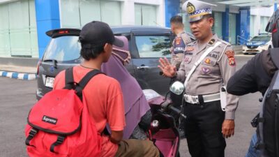 Keselamatan Lalu Lintas Jadi Fokus Operasi Patuh di Kecamatan Lembar