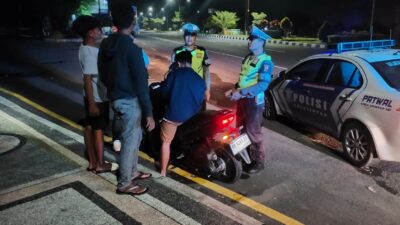 Bypass BIL Jadi Fokus Patroli Malam Polres Lombok Barat