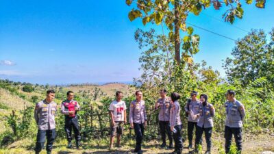 Upaya Ketahanan Pangan: Polres Lombok Barat dan Polda NTB Tinjau Lahan Pertanian di Kedaro