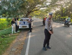 Cegah Balap Liar, Satlantas Aktif Patroli di Kecamatan Kediri