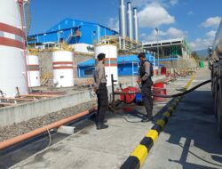 Sat Samapta Polres Bima Kota Laksanakan Pengamanan Objek Vital PLTMG Bonto Bima