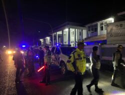 Personel Gabungan Polres Bima Kota Laksanakan Patroli KRYD Malam Minggu, Antisipasi Gangguan Kamtibmas