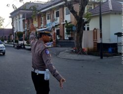 Sat Lantas Polres Bima Kota Laksanakan Rawan Pagi, Wujudkan Kamseltibcarlantas dan Rasa Aman bagi Pengguna Jalan