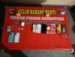 Tiga Pengedar Shabu Ditangkap di Dua Lokasi Berbeda, Polres Bima Kota Amankan 4,86 Gram Barang Bukti