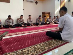 Tingkatkan Keimanan, Polres Bima Kota Gelar Kegiatan Binrohtal Rutin untuk Tingkatkan Kebersamaan dan Profesionalisme