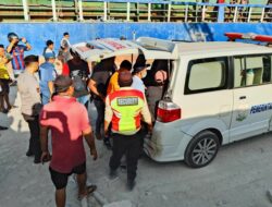 Polsek Kawasan Pelabuhan Bima Evakuasi Jenazah Kepala Kamar Mesin KM. Shelly Indah