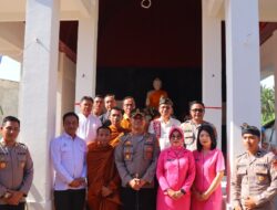*Polres Lombok Utara, Jaga Kerukunan Dengan Resmikan Vihara Diraya Manggala*