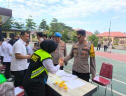 Langkah Preventif, Kapolres Lombok Utara Lakukan Sidak dan Tes Urine Personel