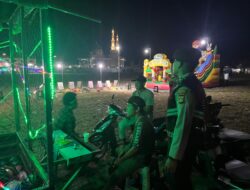 Patroli Dialogis Sat Samapta Polres Lombok Utara Imbau Pedagang di Kecamatan Pemenang