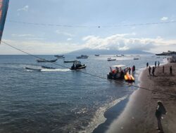 Sat Polairud Polres Bima Kota Amankan Lomba Dayung Festival Sangiang Api 2025