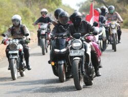 Polres Bima Kota Gelar Touring Merah Putih Sambut HUT ke-80 RI, Wujudkan Semangat Nasionalisme di Tanah Mbojo