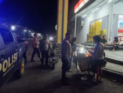 Polsek Rasanae Barat Gelar Patroli Blue Light, Jaga Kamtibmas di Wilayah Hukum