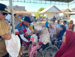 Kapolres Lombok Utara Laksanakan Gowes Kamtibmas, Bakti Kesehatan, dan Bakti Sosial di Desa Gondang