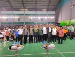 Kapolres Lombok Utara Hadiri Pembukaan Turnamen Badminton Wondr by BNI Sirkuit Nasional B NTB 2025