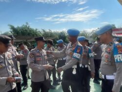 SiPropam Polres Bima Kota Dampingi Subbid Provos Polda NTB Gelar Gaktibplin Personel