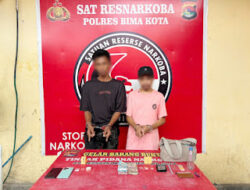 Bongkar Jaringan Narkoba, Tim Opsnal Sat Resnarkoba Polres Bima Kota Gulung Dua Pengedar Sabu
