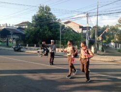 Satlantas Polres Bima Kota Laksanakan Rawan Pagi di Titik Rawan Kemacetan