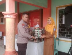 BHABINKAMTIBMAS DESA JANAPRIA MONITORING PENYALURAN MAKANAN BERGIZI GRATIS (MBG)