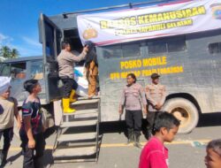 Polres Tapanuli Selatan Salurkan Bantuan Sosial untuk Korban Bencana Alam di Kelurahan Reniate