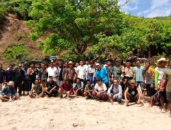 Pemerintah Desa Kuta dan Polres Lombok Tengah dengan tegas menutup lokasi tambang emas ilegal di Gunung Dundang Loteng