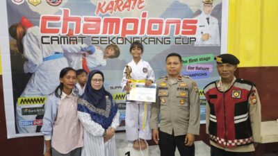 Ukir Prestasi Sejak Dini, Putri Anggota Polri Raih Dua Juara champions Camat Sekongkang Cup
