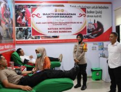 Sambut Hari Jadi Ke-80, Sat Intelkam Polres Sumbawa Gelar Aksi Donor Darah untuk Kemanusiaan