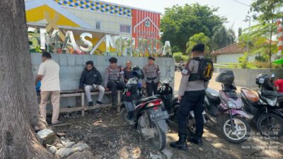 Ciptakan Kamtibmas Kondusif, Sat Samapta Polres Bima Kota Gelar Patroli Dialogis