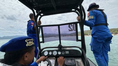 Sat Polairud Polres Bima Kota Laksanakan Patroli dan Himbauan Keselamatan di Dua Lokasi Wisata Bahari