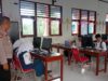 Polsek Woha Laksanakan Pengamanan Ujian Calon Siswa Baru SMA Kemala Taruna Bhayangkara di SMPN I Woha