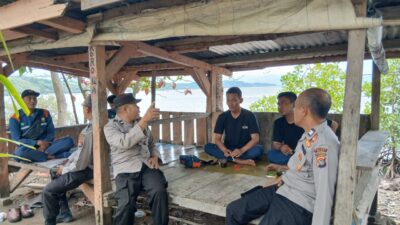 Sat Binmas Polres Bima Kota Laksanakan Cooling System dan Himbauan di SPBE PT. Elnusa Petrofin Bima