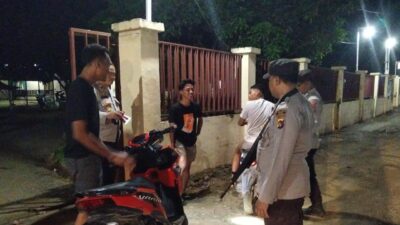 Razia dan Sweeping, Polsek Belo Amankan 7 Unit SPM dan Satu Orang Yang Membawa Senjata Tajam